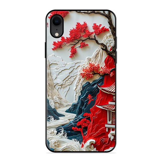 Waves House Printed Protective Phone Cover for iPhone XR