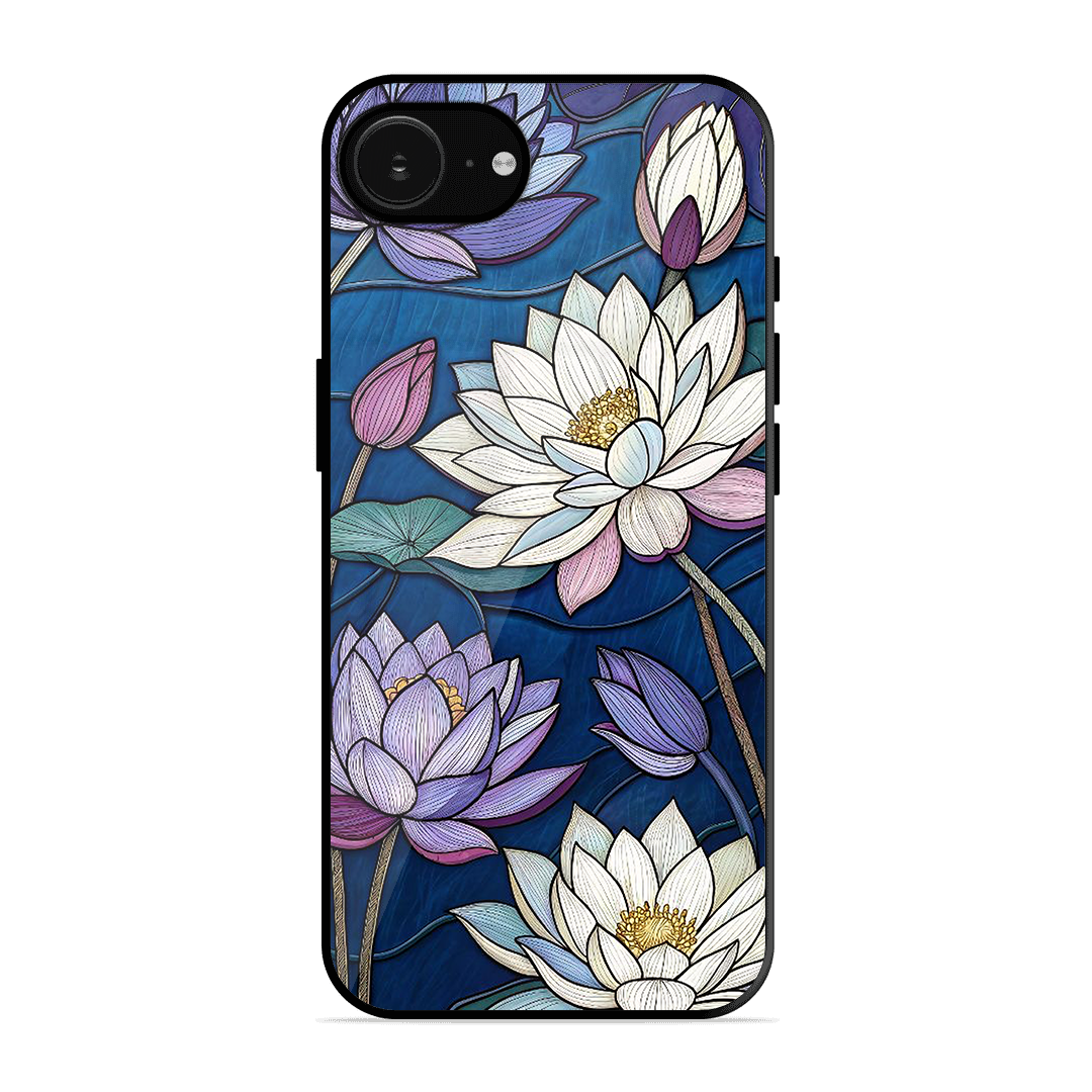 Water Lilly Printed Protective Phone Cover for iPhone 16e