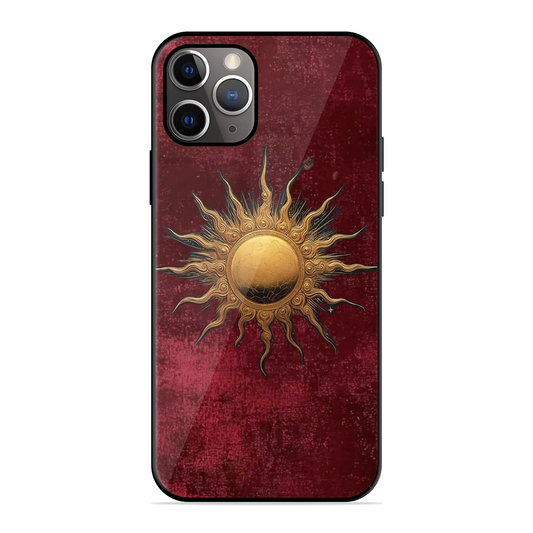 Vibrant Artistic Sun Printed Protective Phone Cover for iPhone 11 Pro Max
