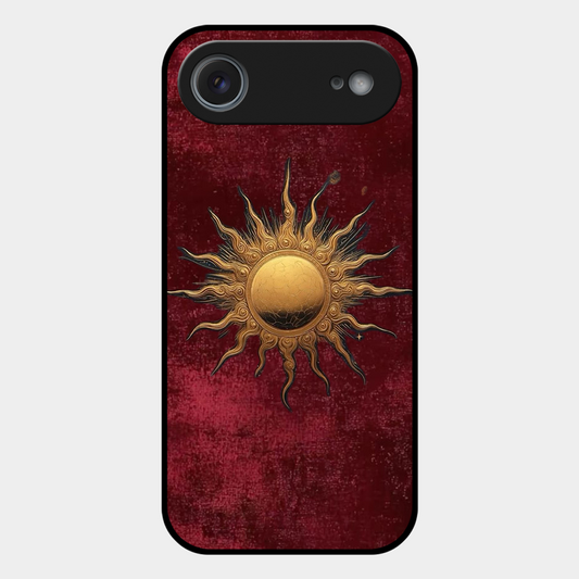 Vibrant Artistic Sun Printed Protective Phone Cover for iPhone Air