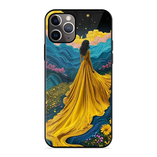 Blossom Girl Printed Protective Phone Cover for iPhone 11 Pro