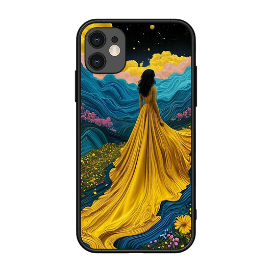 Blossom Girl Printed Protective Phone Cover for iPhone 11