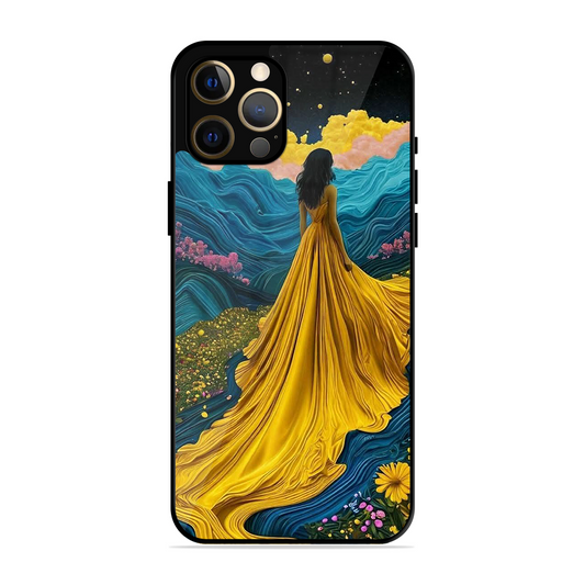 Blossom Girl Printed Protective Phone Cover for iPhone 12 Pro Max