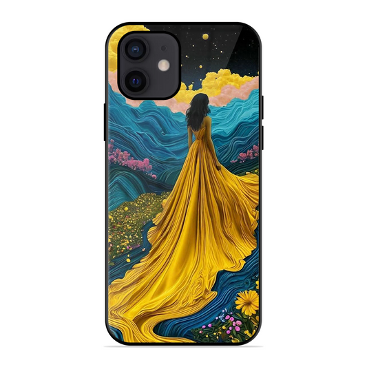 Blossom Girl Printed Protective Phone Cover for iPhone 12