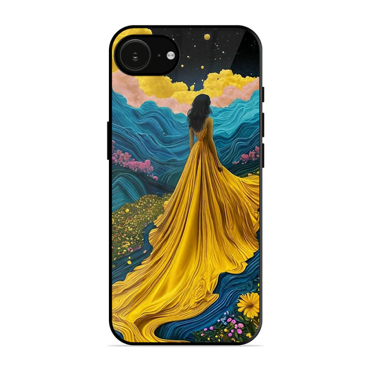 Blossom Girl Printed Protective Phone Cover for iPhone 16e