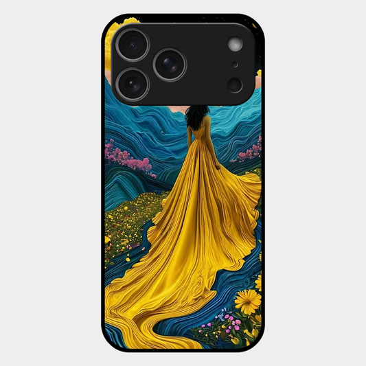 Blossom Girl Printed Protective Phone Cover for iPhone 17 Pro Max