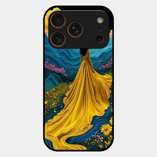 Blossom Girl Printed Protective Phone Cover for iPhone 17 Pro