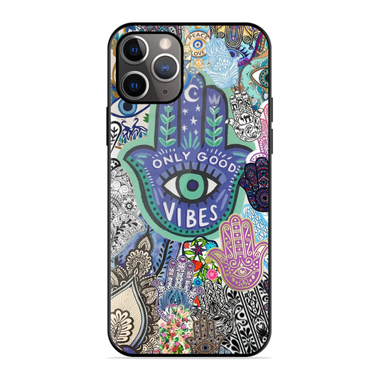 Only Good Vibes Printed Protective Phone Cover for iPhone 11 Pro Max