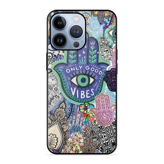 Only Good Vibes Printed Protective Phone Cover for iPhone 13 Pro Max