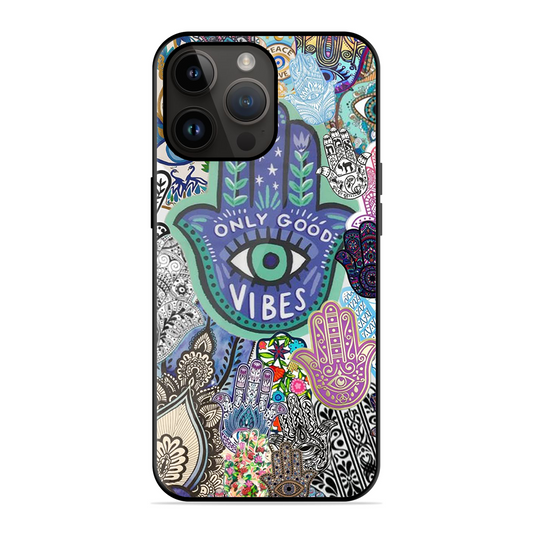 Only Good Vibes Printed Protective Phone Cover for iPhone 14 Pro Max