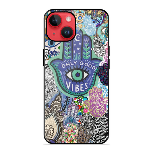 Only Good Vibes Printed Protective Phone Cover for iPhone 14