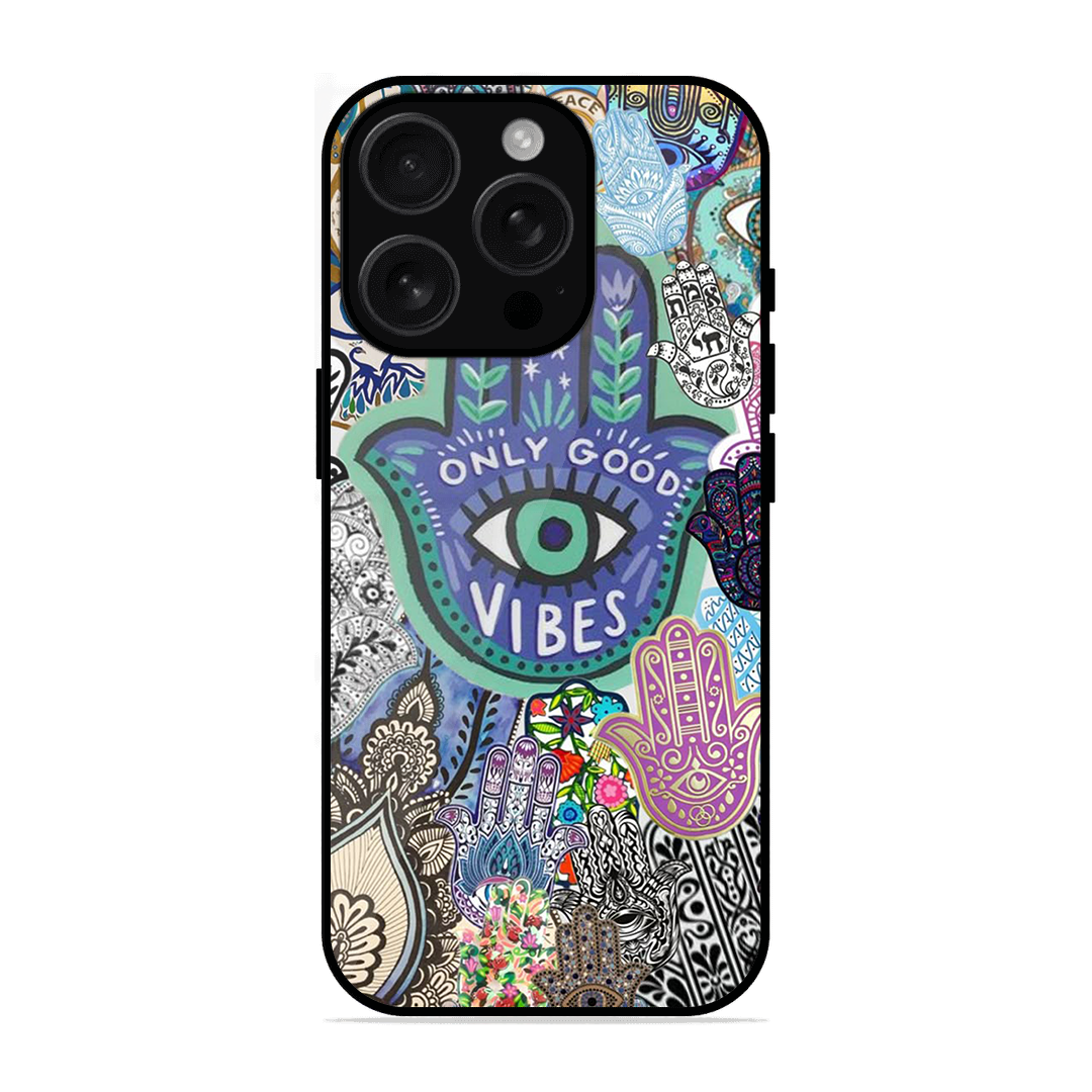 Only Good Vibes Printed Protective Phone Cover for iPhone 16 Pro