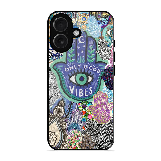 Only Good Vibes Printed Protective Phone Cover for iPhone 16