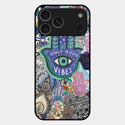 Only Good Vibes Printed Protective Phone Cover for iPhone 17 Pro Max