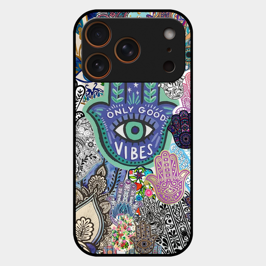 Only Good Vibes Printed Protective Phone Cover for iPhone 17 Pro