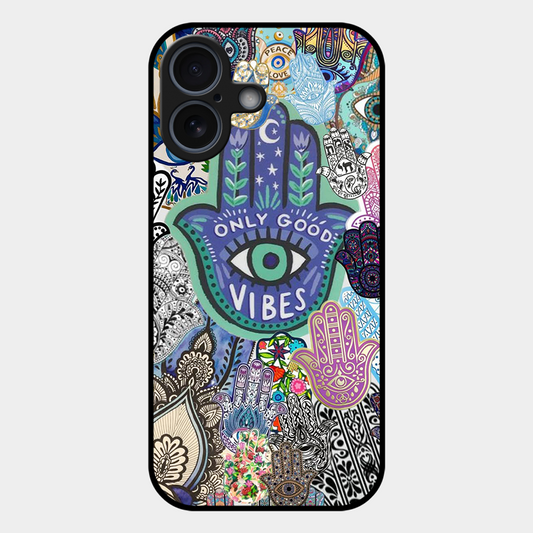 Only Good Vibes Printed Protective Phone Cover for iPhone 17