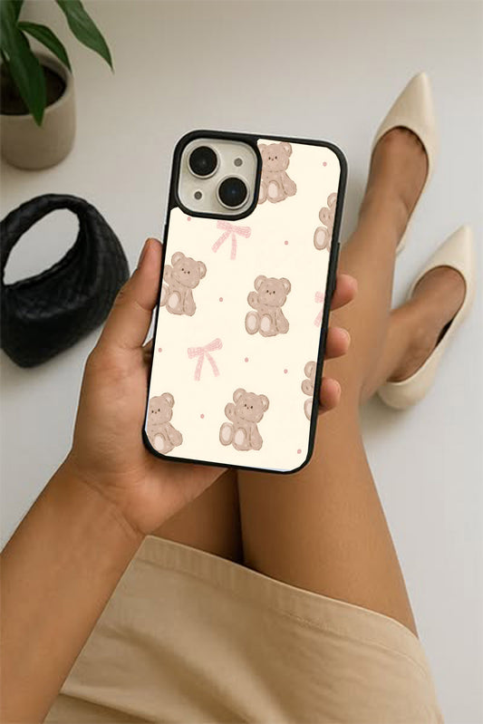 Bows & Teddy Printed Protective case