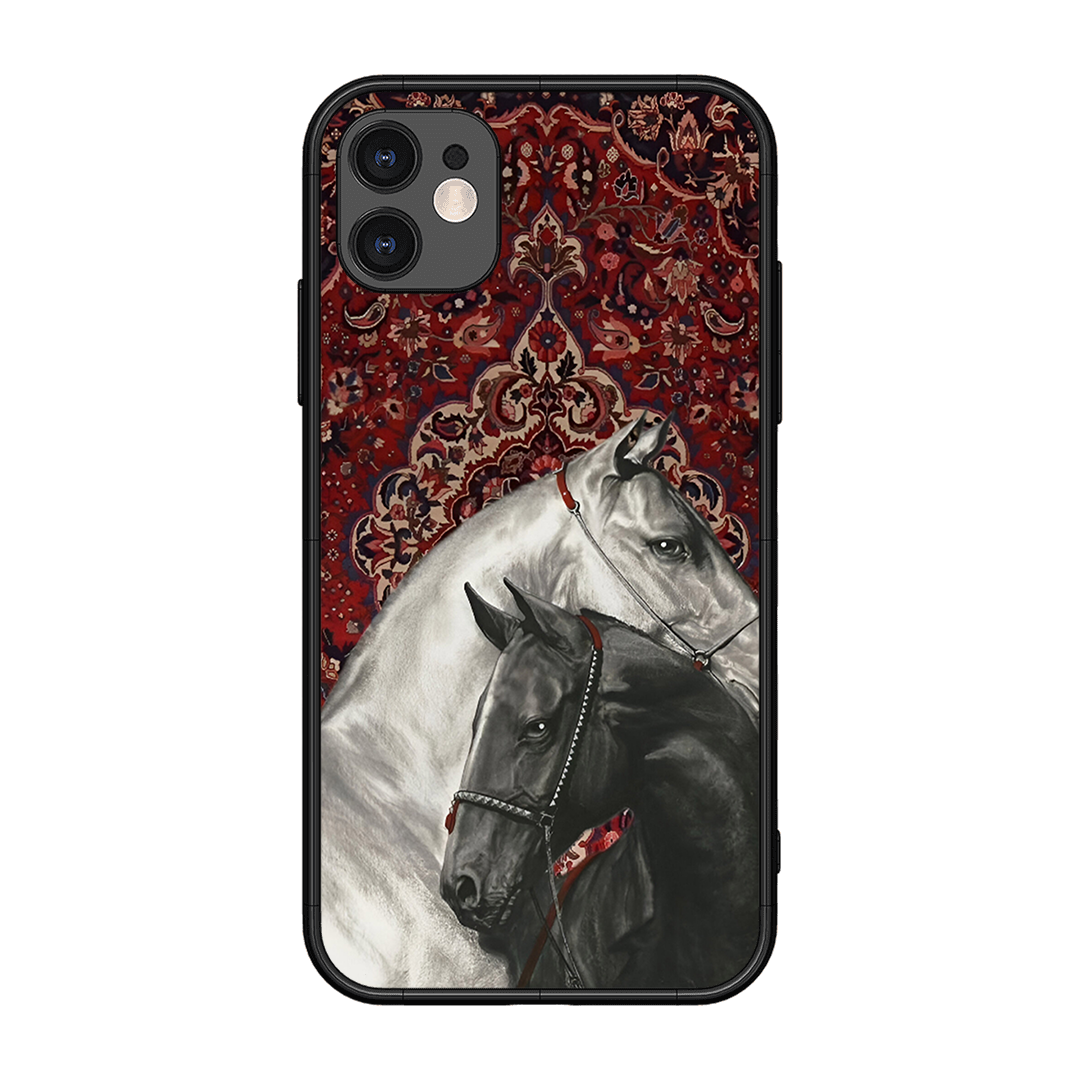 White Black Unicorn Printed Protective Phone Cover for iPhone 11