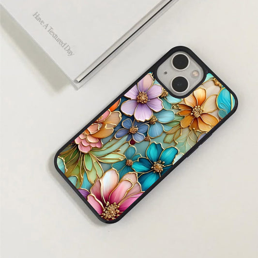 Colourful flowers Printed Protective case