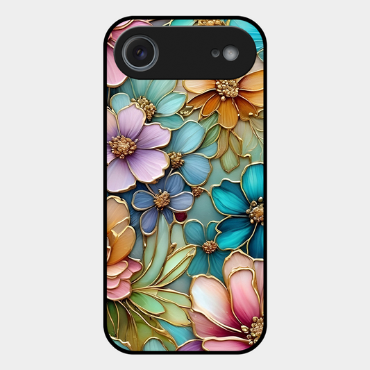 Colorful Flowers Printed Protective Phone Cover for iPhone Air