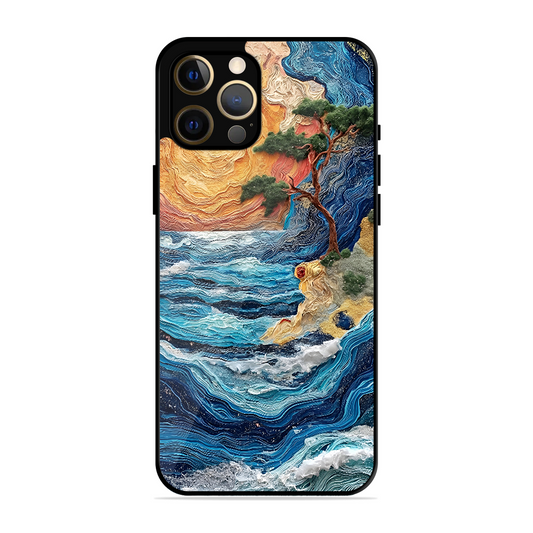 Colorful Painting Printed Protective Phone Cover for iPhone 12 Pro Max