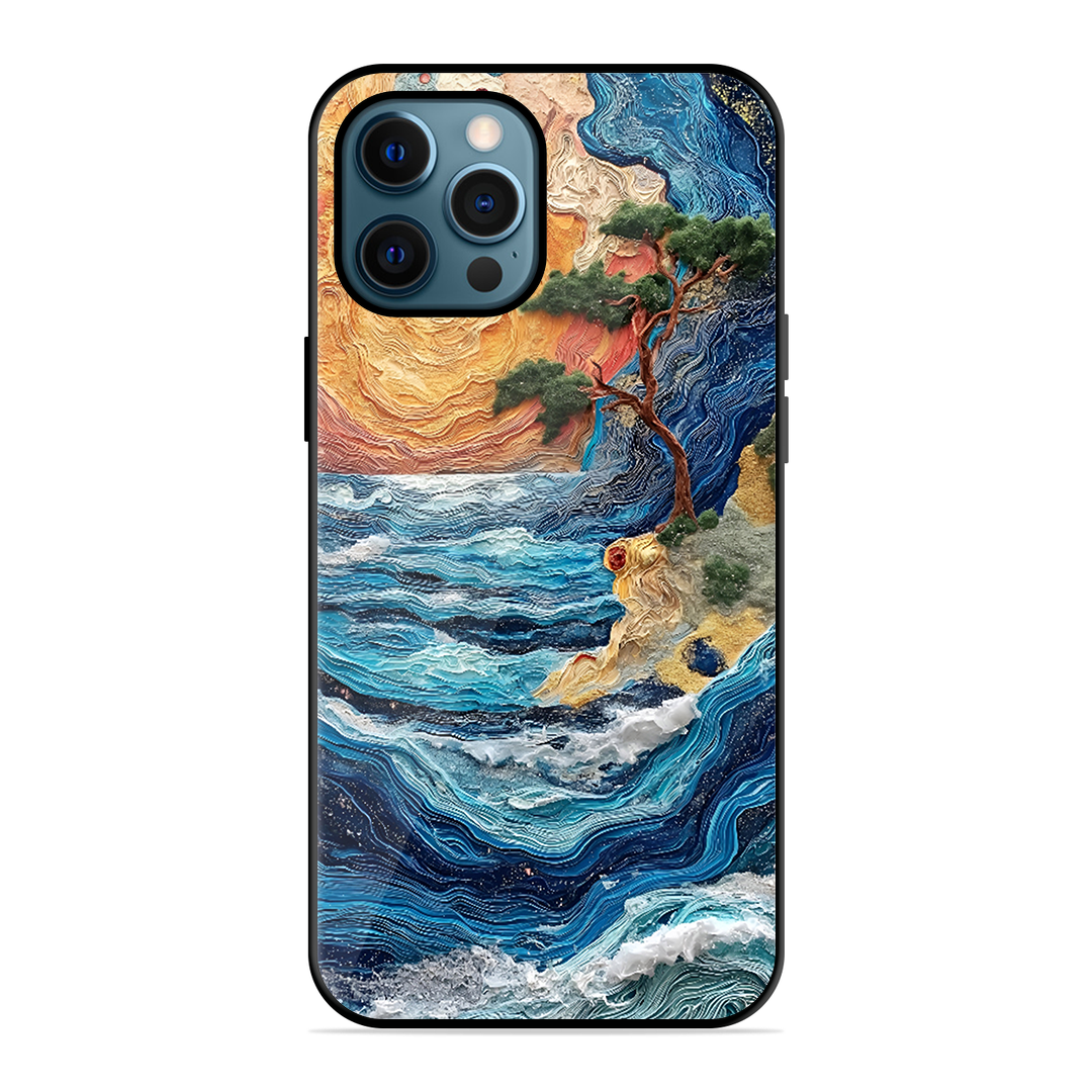 Colorful Painting Printed Protective Phone Cover for iPhone 12 Pro