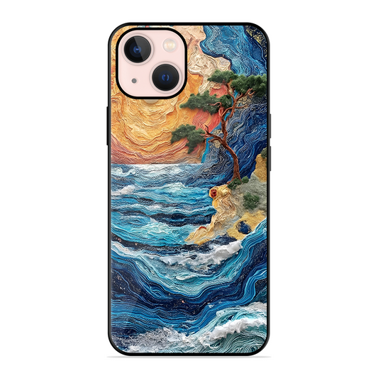 Colorful Painting Printed Protective Phone Cover for iPhone 13 Mini