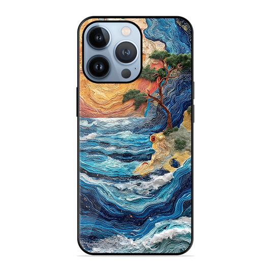 Colorful Painting Printed Protective Phone Cover for iPhone 13 Pro