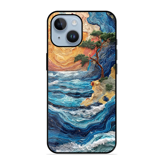 Colorful Painting Printed Protective Phone Cover for iPhone 14 Plus