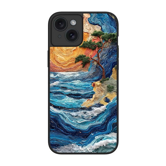 Colorful Painting Printed Protective Phone Cover for iPhone 15 Plus