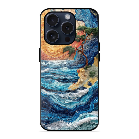 Colorful Painting Printed Protective Phone Cover for iPhone 15 Pro Max