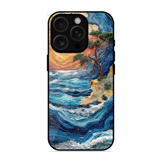 Colorful Painting Printed Protective Phone Cover for iPhone 16 Pro