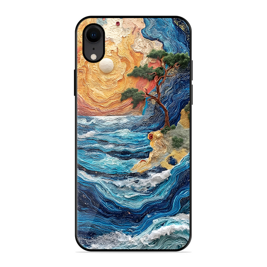 Colorful Painting Printed Protective Phone Cover for iPhone XR