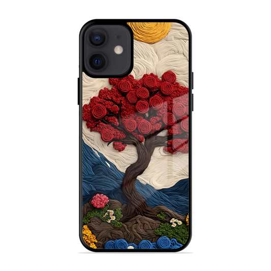 Nature Tree Printed Protective Phone Cover for iPhone 12 Mini