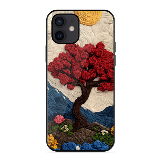 Nature Tree Printed Protective Phone Cover for iPhone 12