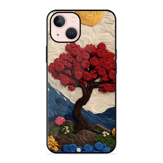 Nature Tree Printed Protective Phone Cover for iPhone 13 Mini