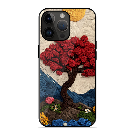 Nature Tree Printed Protective Phone Cover for iPhone 14 Pro