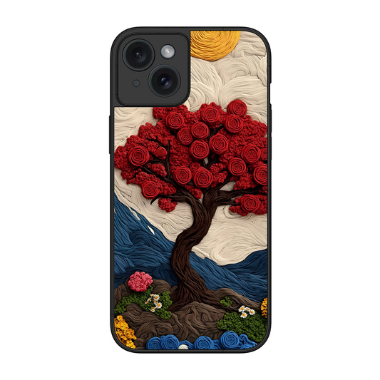 Nature Tree Printed Protective Phone Cover for iPhone 15 Plus