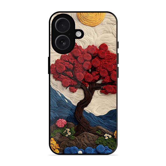 Nature Tree Printed Protective Phone Cover for iPhone 16
