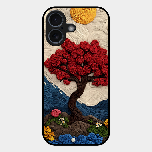 Nature Tree Printed Protective Phone Cover for iPhone 17