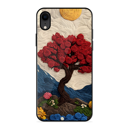 Nature Tree Printed Protective Phone Cover for iPhone XR