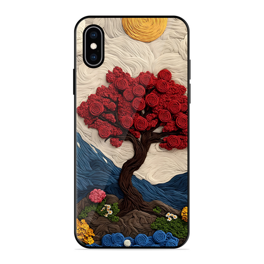 Nature Tree Printed Protective Phone Cover for iPhone XS Max