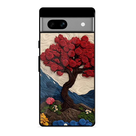 Nature Tree Printed Protective Phone Cover for Google Pixel 7A
