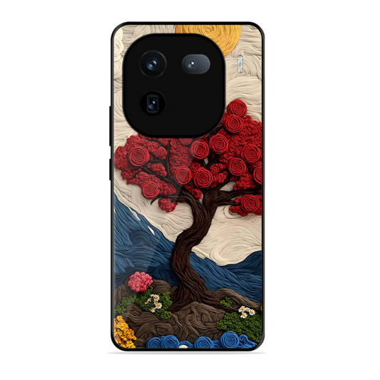 Nature Tree Printed Protective Phone Cover for Iqoo 12 5G