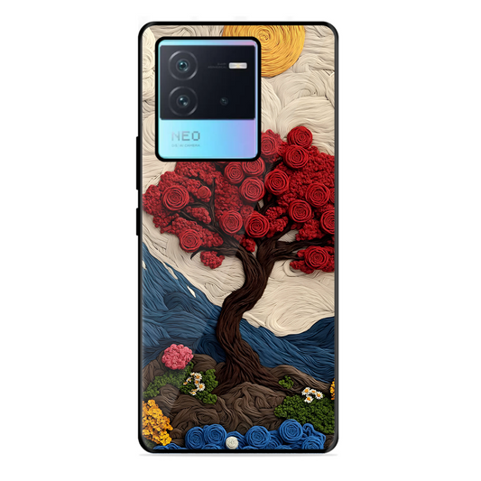 Nature Tree Printed Protective Phone Cover for Iqoo Neo 6 5G