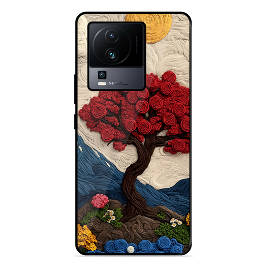 Nature Tree Printed Protective Phone Cover for Iqoo Neo 7 Pro 5G