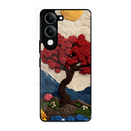 Nature Tree Printed Protective Phone Cover for Iqoo Z10 Lite 5G