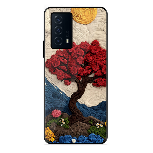Nature Tree Printed Protective Phone Cover for Iqoo Z5 5G