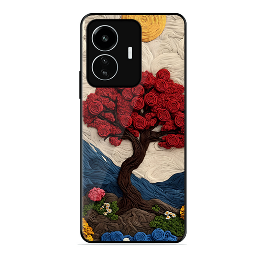 Nature Tree Printed Protective Phone Cover for Iqoo Z6 Lite