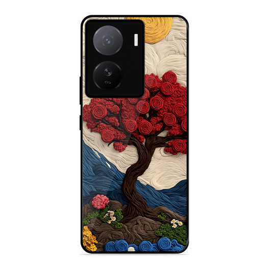 Nature Tree Printed Protective Phone Cover for Iqoo Z7 5G
